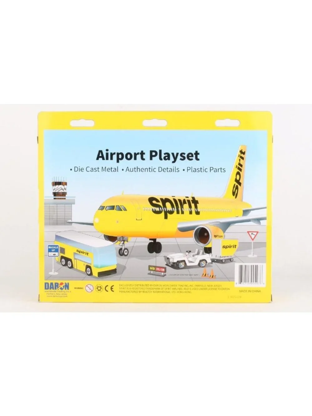 Airport Playset with Die-Cast Airplane, Cars & Transport Toys for Kids 3